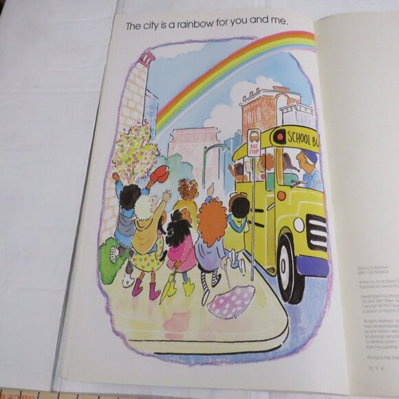 Rainy City Rainbow BIG BOOK (almost 2 feet tall) with teacher pages CLASSROOM - Picture 7 of 11